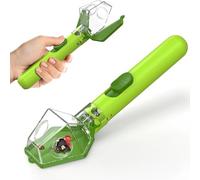 Bug Catcher with 6X Magnifier Glass, Portable Insect Trap Kit, Transparent Bug Catching Tool with One-Hand Operation, Acrylic Bug Magnifier for Outdoor Garden Nature Exploration and Indoor Use