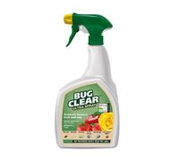 Bug Clear Fruit & Veg Ultra Rtu 800Ml Plant Based Insecticide Spray For Aphids Mites Whiteflies Organic Garden Use Spray
