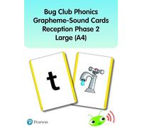 Bug Club Phonics Grapheme-Sound Cards Reception Phase 2 Large (A4) (Phonics Bug)