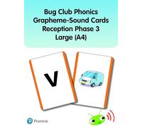 Bug Club Phonics Grapheme-Sound Cards Reception Phase 3 Large (A4) (Phonics Bug)