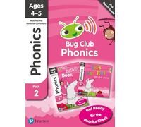 Bug Club Phonics Learn at Home Pack 2, Phonics Sets 4-6 for ages 4-5 (Six stories + Parent Guide + Activity Book)