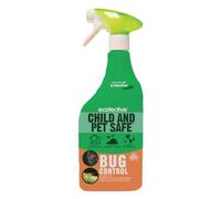 Bug Control Spray 1L Child & Pet Safe with Spray Nozzle Garden ECO Friendly