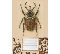 Bug Grid Notebook - Goliath Beetle: "100 Pages | 6 x 9 in | Graph Paper Notebook | Beetle Cover"