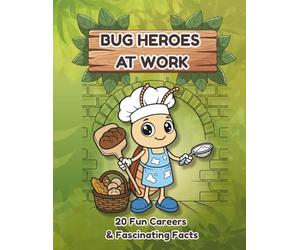 Bug Heroes At Work: Bold and Easy Coloring Book for Kids: 20 Simple Insects and Fun Professions, Large Print Coloring Pages for Boys and Girls Ages 4-7, Preschool Activity Book