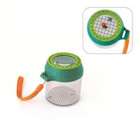 Hape Bug Jar - Outdoor Toys - Bug Catcher for Kids - Pocket Microscope with 4x Zoom - Kids Outdoor Toys with LED Light - Ideal for Kids Camping - Mini Scope Viewer - Bug-Friendly Bug Viewer