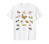 Bug Learning Tee, Insect Kids Tee Educational Nature Science T-Shirt