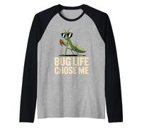 Bug Life Chose Me + Bug Enthusiasts + Fun Mood + Everyday Raglan Baseball Tee