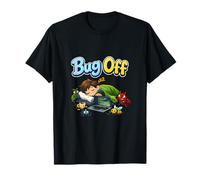 Bug Off Debugging Humor Sleepover Font Design T-Shirt