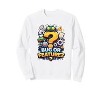 Bug or Feature Funny Programmer Developer Code Humor Sweatshirt