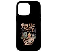 Bug-Out Bags And Baking Skills Funny Prepper Case for iPhone 14 Pro Max