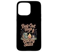 Bug-Out Bags And Baking Skills Funny Prepper Case for iPhone 15 Pro Max