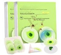 Bug Repellent Stickers 2 Boxes 20 Tablets Natural Bug Stickers Plant Patches Repellent Kids & Adults Safe Essential Oil Portable Bead Patches for Home Outdoor Sport ·