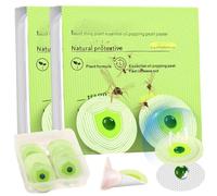 Bug Repellent Stickers 2 Boxes 20 Tablets Natural Bug Stickers Plant Patches Repellent Kids & Adults Safe Essential Oil Portable Bead Patches for