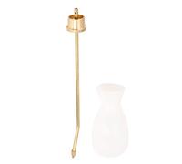 Bug Treatment Powder Duster, Garden Wasp Nest Applicator Powder Blower Dispenser with Long Copper Tube Garden Puffer Tool Sprayer for Multi Purpose Indoor and Outdoor Use Insect Treatment