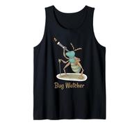 Bug Watcher Cute Bug with Telescope Tank Top