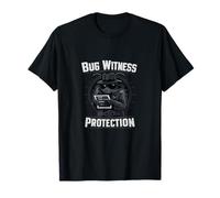 Bug Witness Protection Debugging Humor Code Graphic T-Shirt
