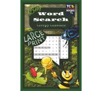 Bug Word Search Puzzle Book: Large Easy to Read Print about Bugs, Spiders and More | 110 pages | 50+ Puzzles... Gift for Kids, Holidays and Elderly
