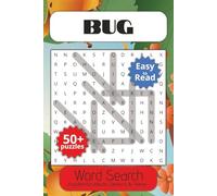 Bug Word Search Puzzle Book: Word Searches with Easy to Read Print about Bugs, Fireflies, Ants and More | 6x9 inches, 110 pages | 50+ Puzzles ... Gift for Vacations, Holidays and Spare Times