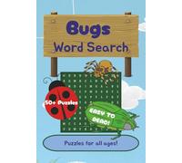 Bug Word Search Puzzle Book: Word Searches with Easy to Read Print about Bugs, Insects, and More | 6x9 inches, 110 pages | 50+ Puzzles ... Gifts for Vacations, Holidays, and Free Time