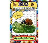 Bug word search puzzle book: Word Searches with Easy to Read Print about bugs, insects, butterflies and More | 6x9 inches, 100 pages | 45+ Puzzles...Gift for Vacations, Holidays and Free Times