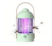 Bug Zapper,4000mah Bug Catcher Zapper UV Light, USB rechargeable Electric Mosquito Fly Zappers,Effectively Eliminates Mosquitoes,Flies,Hangable Mosquito Lamp for Home,Indoor,Outdoor,Patio (Green)