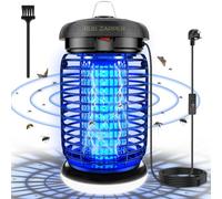 Bug Zapper, 4200V Insect Pest Fly Killer, 15W Electric Mosquito Zapper for Indoor and Outdoor, Waterproof Outdoor & Indoor Mosquito Killer Lamp for Flying Insect Control