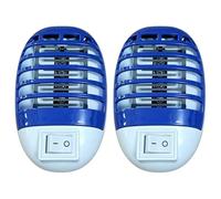 Bug Zapper Indoor, Plug In Fly Killer with UV Light, Electric Insect Killer and Mosquito Killer Lamp for Home, Kitchen, Bedroom and Office (2 Pack)