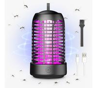 Bug Zapper, Mosquito Killer, Electric Mosquito Killer Lamp, 3800V Insect Pest Fly Killer, 360° Indoor and Outdoor Fly Killing Lamp, Easy to Clean, Effective Killer for Mosquitoes, Flies, Wasps, Moths