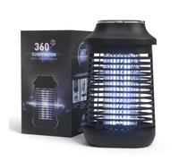 Bug Zapper Outdoor/Indoor,4200V High Powered Waterproof Electronic Mosquito Killer,15W UVA Mosquito Lamp Bulb,Fly Traps Patio Insects Killer,Trap Killer for Home,Kitchen, Backyard, Camping