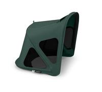 Bugaboo Breezy Sun Canopy, Extendable for Extra Coverage | Optimal Sun Protection, Water Repellent, Compatible with Fox/Cameleon 3/Lynx Pushchairs, Fern Green