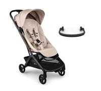 Bugaboo Butterfly 2 Lightweight Travel Stroller Cabin Size - Set with Bumper Bar - One-Hand Fold Portable Pushchair, Baby Buggy with Reclining Seat, Storage Basket, Carry Strap - Desert Taupe