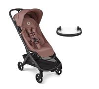 Bugaboo Butterfly 2 Lightweight Travel Stroller Cabin Size - Set with Bumper Bar - One-Hand Fold Portable Pushchair, Baby Buggy with Reclining Seat, Storage Basket, Carry Strap - Dusty Pink