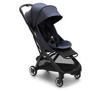 Bugaboo Butterfly Ultra Compact Travel Stroller, Small & Lightweight, Easy 1-Second Fold, Ergonomic and Extra Spacious City Pushchair from Baby to Toddler, Comfortable Steering, Black/Stormy Blue