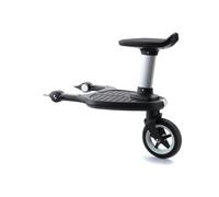 Bugaboo Comfort Wheeled Board +, Compatible with Most Bugaboo Strollers, Buggyboard with Seat and Standing Option, Black