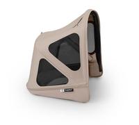 Bugaboo Donkey 6 Breezy Sun Canopy, Extendable for Extra Coverage and Optimal Sun Protection, Water Repellent, Compatible with All Bugaboo Donkey Pushchairs, Desert Taupe