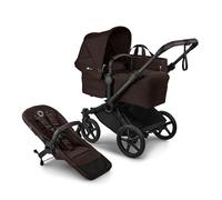 Bugaboo Donkey 6 Single Pushchair, Convertible to Double and Twin Stroller, Pram for Newborn and Toddler, Double Storage Space & Side Basket, Easy to Maneuver One Hand Steering, Cocoa Brown