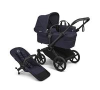 Bugaboo Donkey 6 Single Pushchair, Convertible to Double and Twin Stroller, Pram for Newborn and Toddler, Double Storage Space & Side Basket, Easy to Maneuver One Hand Steering, Deep Indigo