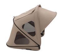 Bugaboo Dragonfly Breezy Sun Canopy, Extendable for Extra Coverage and Optimal Sun Protection, Water Repellent, Dune Taupe