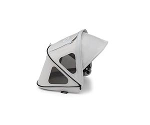Bugaboo Dragonfly Breezy Sun Canopy, Extendable for Extra Coverage and Optimal Sun Protection, Water Repellent, Misty Grey