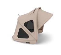Bugaboo Dragonfly Breezy Sun Canopy, Extendable for Extra Coverage | Optimal Sun Protection, Water Repellent, Desert Taupe