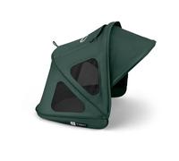 Bugaboo Dragonfly Breezy Sun Canopy, Extendable for Extra Coverage | Optimal Sun Protection, Water Repellent, Fern Green