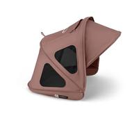Bugaboo Dragonfly Breezy Sun Canopy, Extendable for Extra Coverage | Optimal Sun Protection, Water Repellent, Dusty Pink