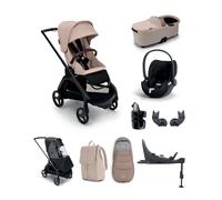 Bugaboo Dragonfly Pushchair Bundle with Cloud T Car Seat & Base - Taupe Taupe