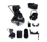 Bugaboo Dragonfly Pushchair Bundle with Maxi-Cosi Pebble 360 Pro² Car Seat & Base - Black Midnight Black