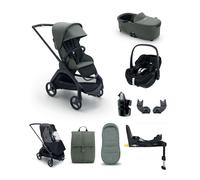 Bugaboo Dragonfly Pushchair Bundle with Maxi-Cosi Pebble 360 Pro² Car Seat & Base - Forest Green Forest Green