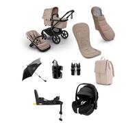 Bugaboo Fox 5 Renew Complete Pushchair Bundle with Maxi-Cosi Pebble 360 Pro2 Car Seat (8 Pieces) - Taupe Melange Taupe Melange