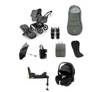 Bugaboo Fox 5 Renew Pushchair Bundle With Maxi-Cosi Pebble 360 Pro Car Seat & Base (9 Pieces) - Forest Green Forest Green