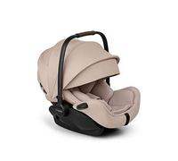 Bugaboo Otter by Nuna - Reclining i-Size Infant car seat from Birth with Lay-Flat Comfort, UPF 50+ Canopy and Memory Foam, Compatible with 360 Base, for Babies 0-15 Months, Desert Taupe Melange