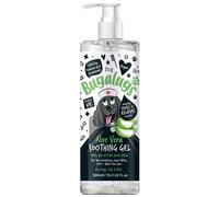 BUGALUGS Aloe Vera Gel for dogs & cats 500ml - soothing itchy dog skin relief, 99% pure bio active aloe vera is a great dog moisturiser for dry skin, stings, insect bites & after sun care for pets