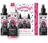 Bugalugs Baby Fresh Dog Gift Set Shampoo Detangler & Cologne Spray Puppy Pet